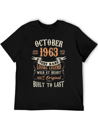 October 1963 Limited Edition Birthday T-Shirt