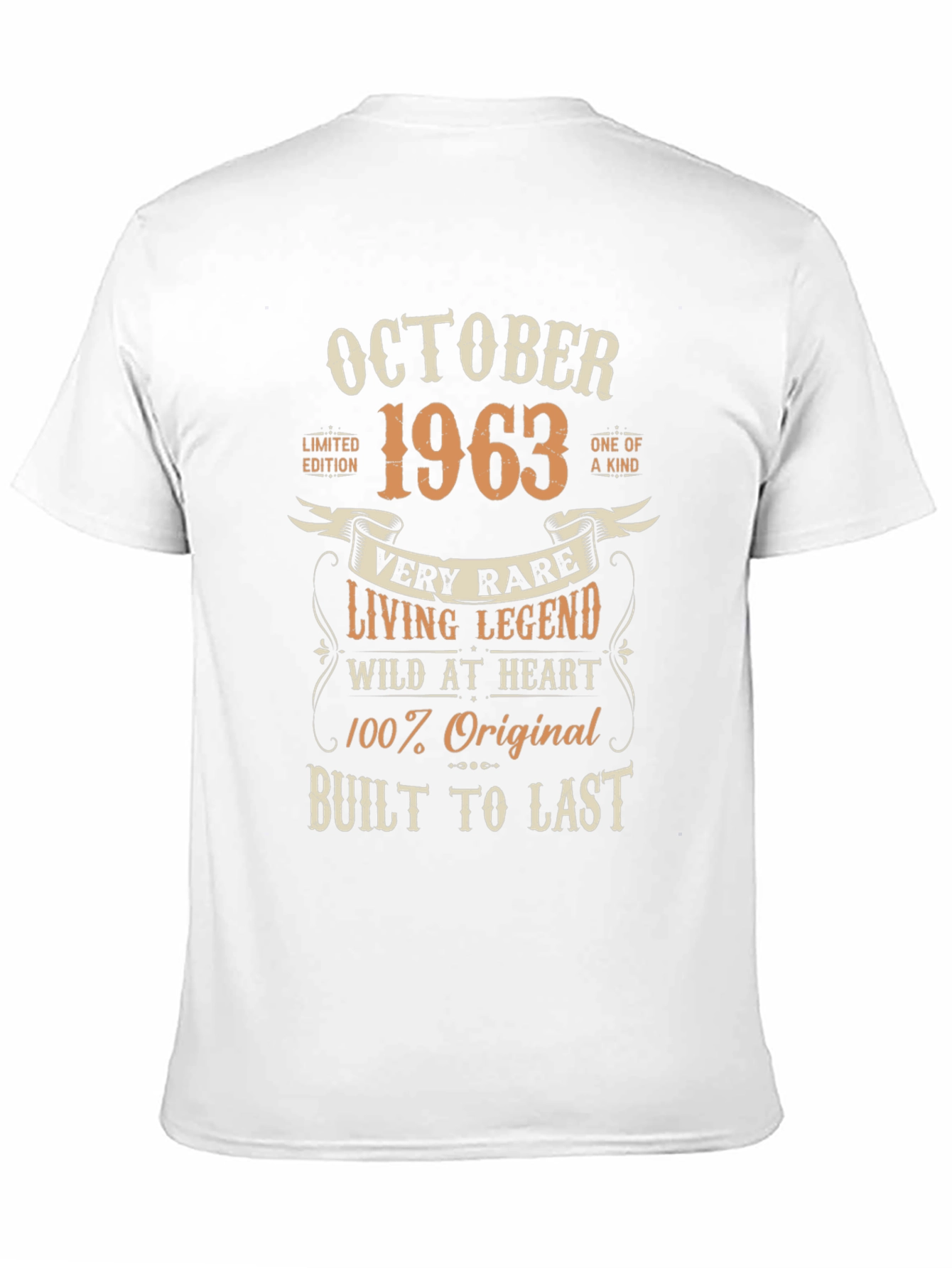 October 1963 Limited Edition Birthday T-Shirt