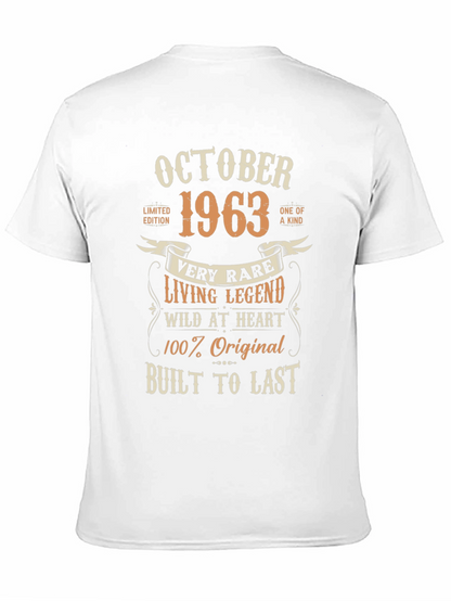 October 1963 Limited Edition Birthday T-Shirt