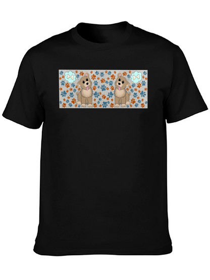 Cute Puppy Paw Print T-Shirt