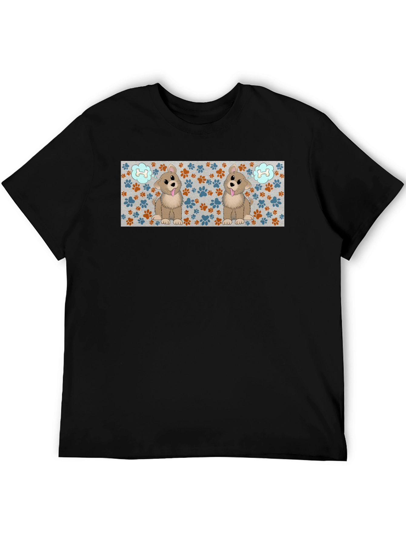 Cute Puppy Paw Print T-Shirt