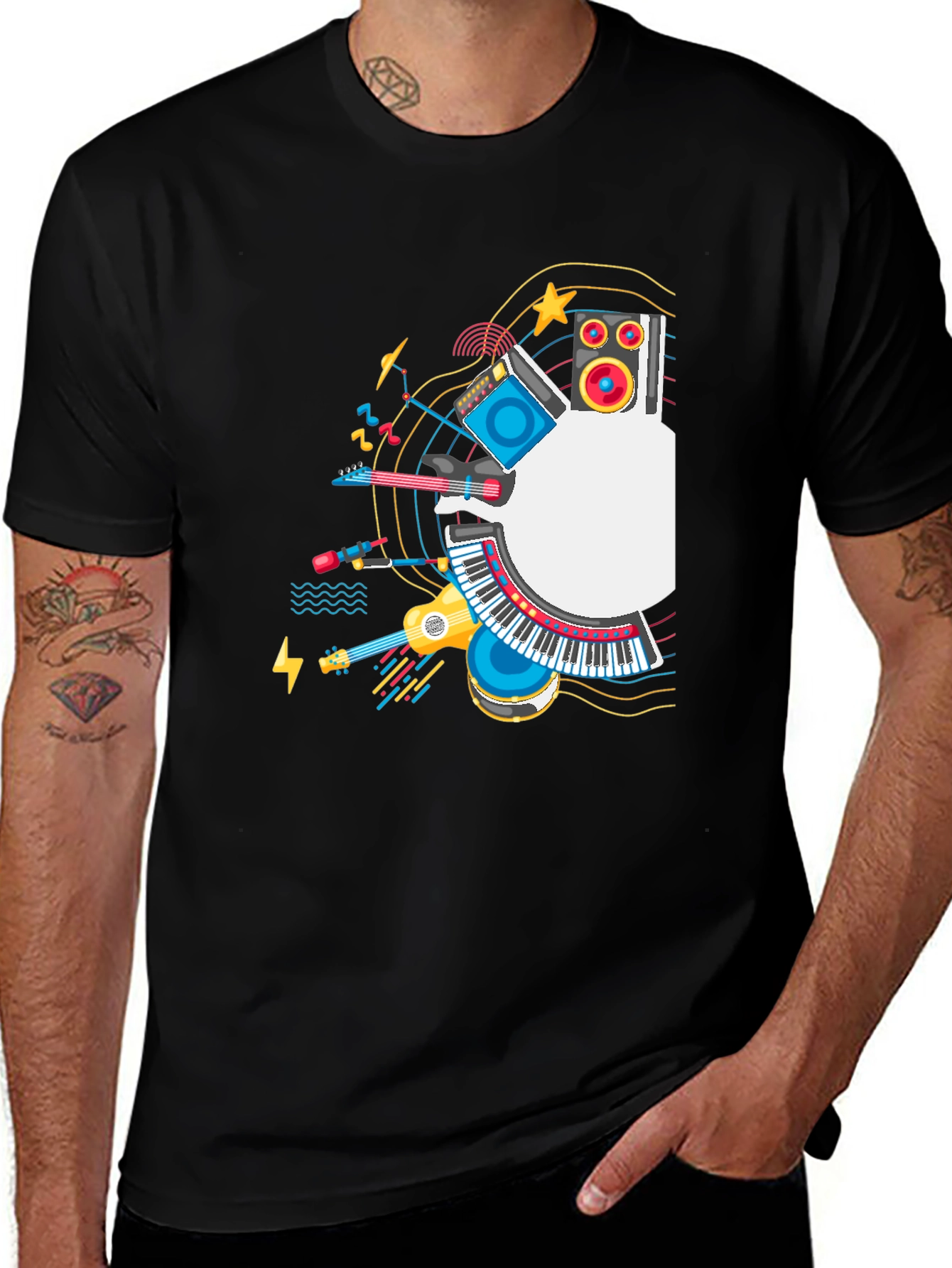 Music Lovers Graphic T-Shirt