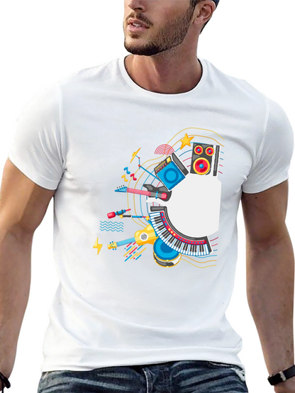 Music Lovers Graphic T-Shirt