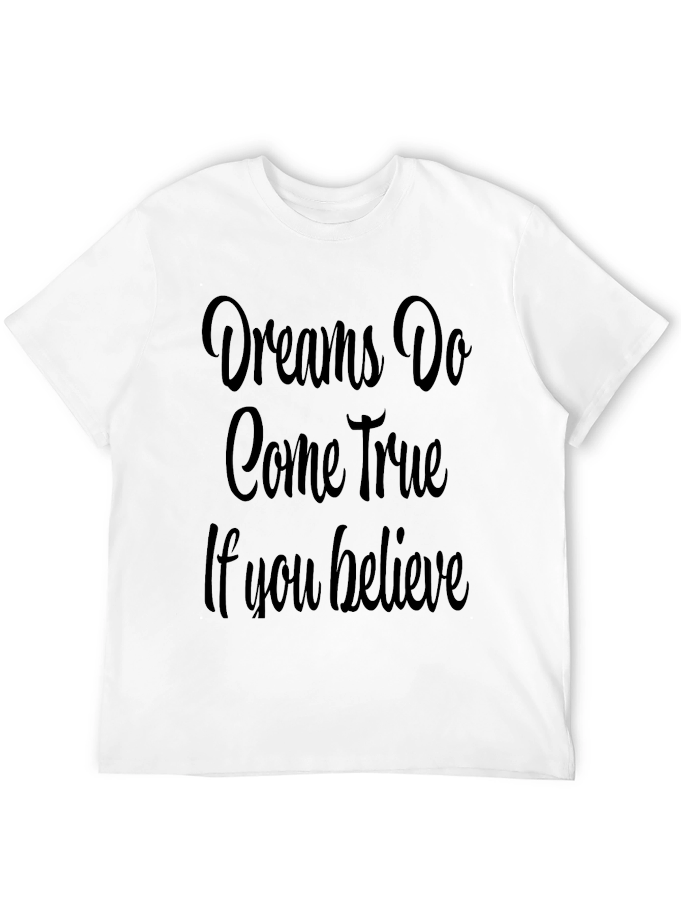 Dreams Come True Black Graphic Tee