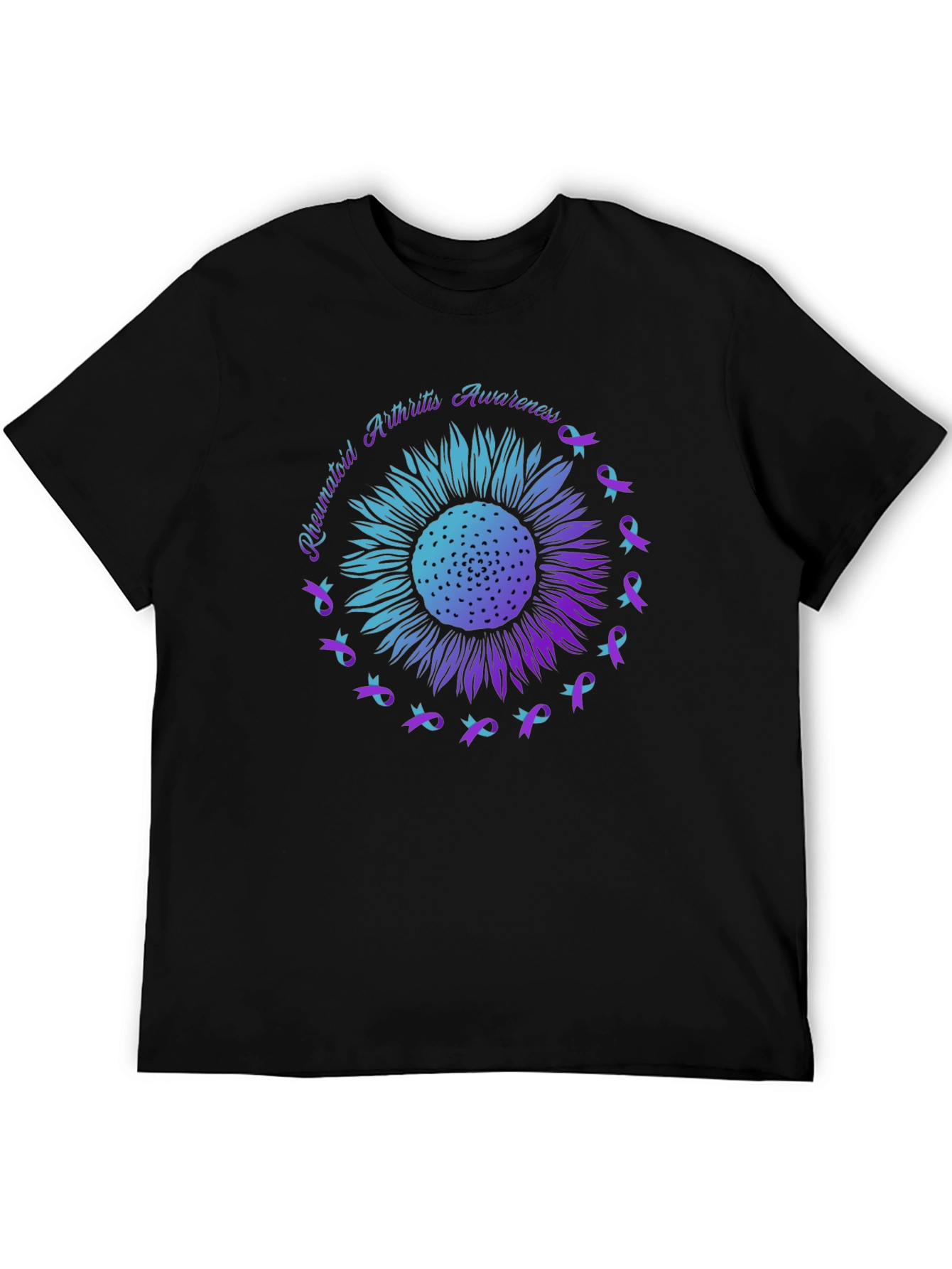 Rheumatoid Arthritis Awareness Sunflower T-Shirt