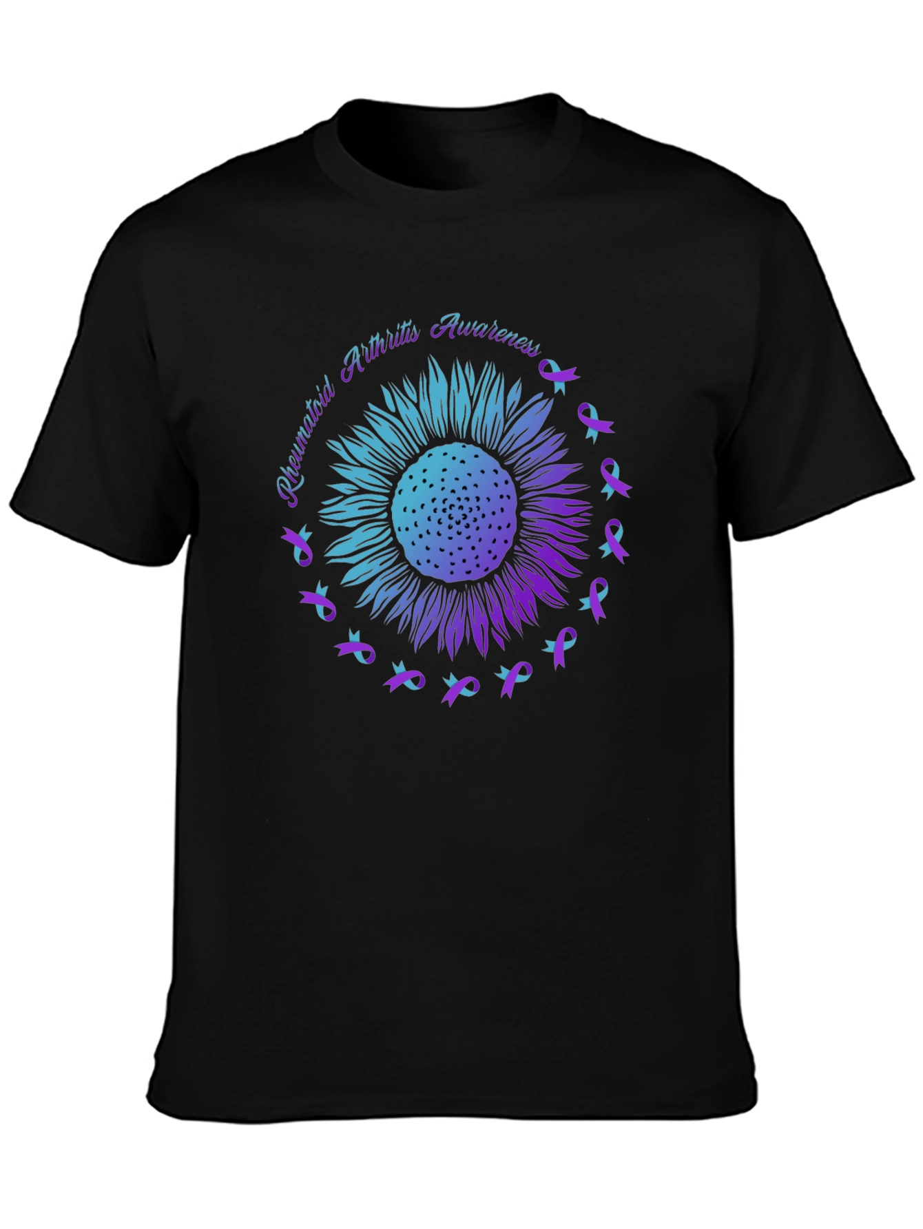 Rheumatoid Arthritis Awareness Sunflower T-Shirt