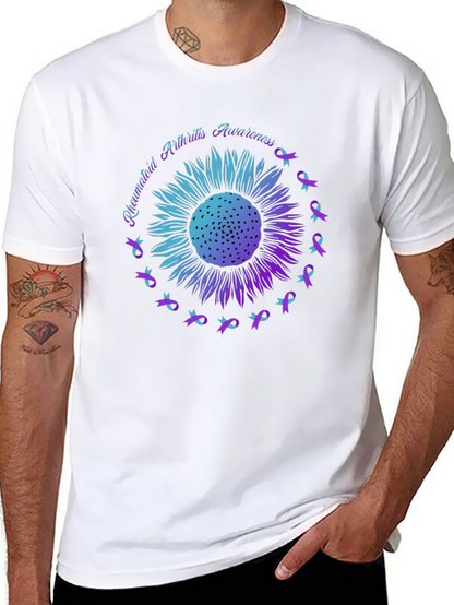 Rheumatoid Arthritis Awareness Sunflower T-Shirt