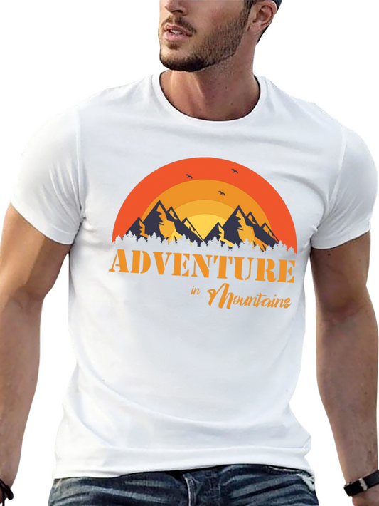 Adventure in Mountains Graphic T-Shirt