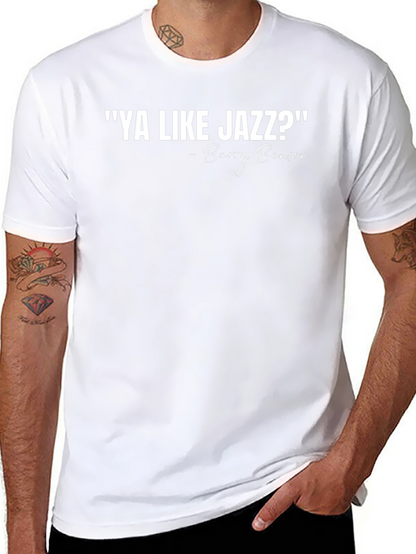 Ya Like Jazz Barry Benson Black Graphic Tee