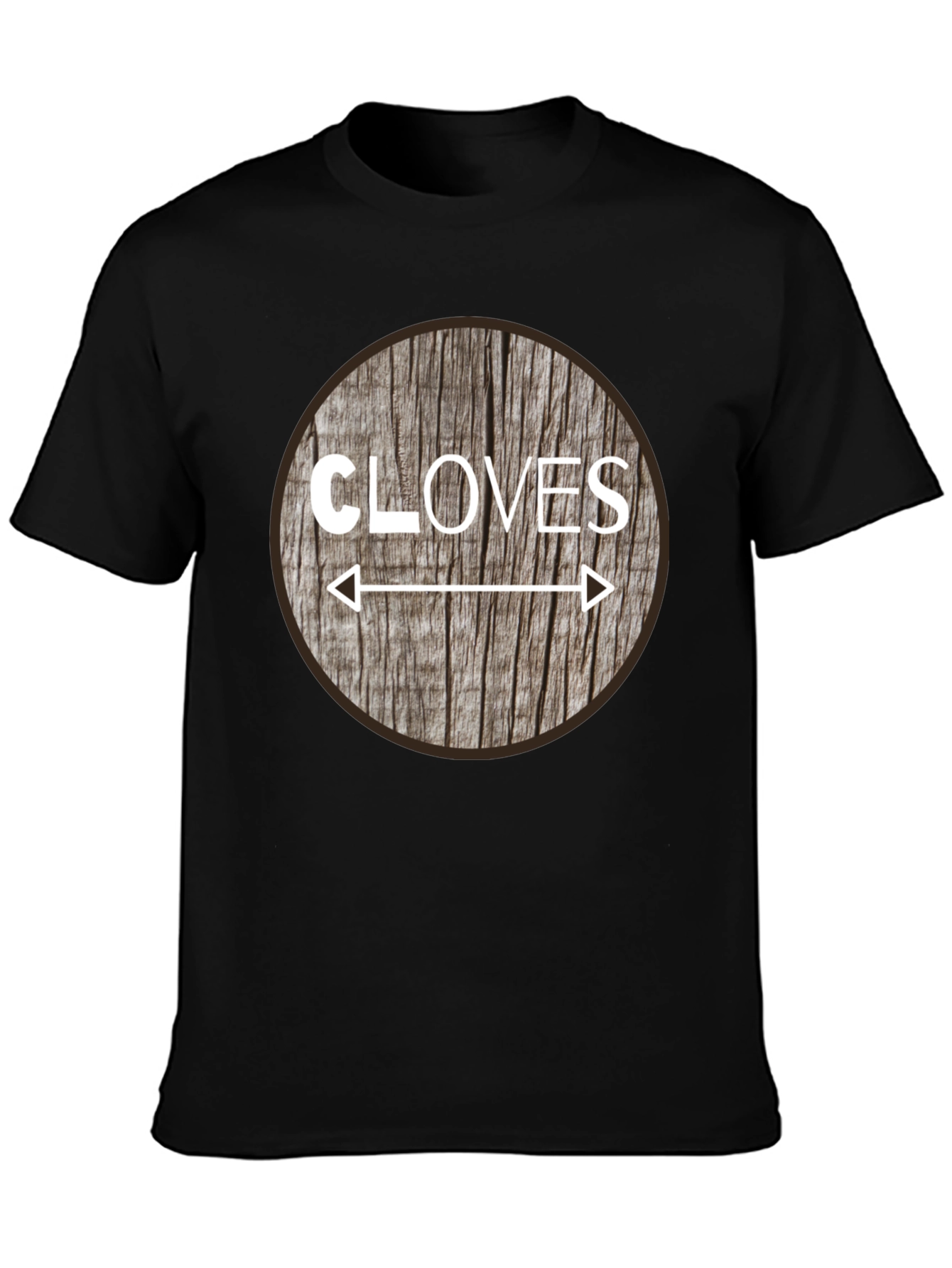 Cloves Direction Wood Design T-Shirt