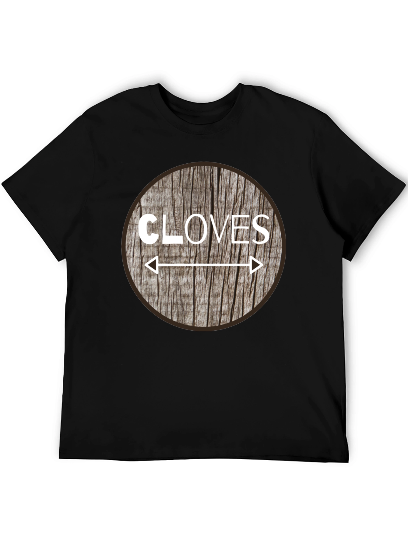 Cloves Direction Wood Design T-Shirt
