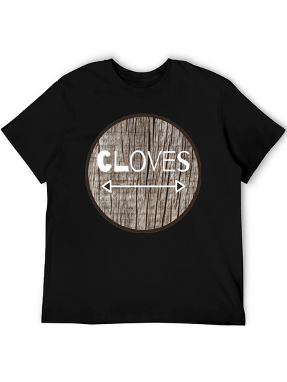 Cloves Direction Wood Design T-Shirt