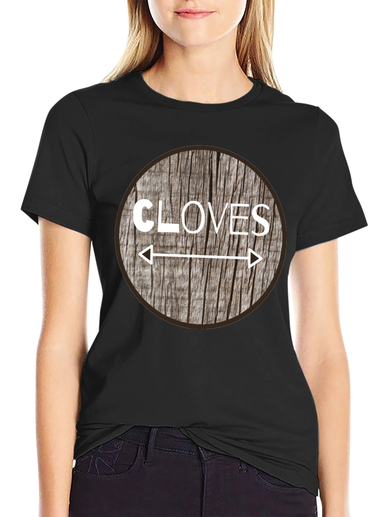 Cloves Direction Wood Design T-Shirt