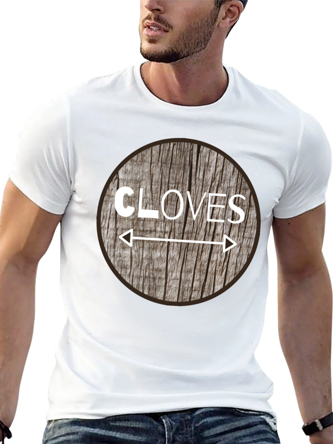 Cloves Direction Wood Design T-Shirt