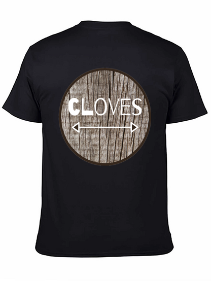 Cloves Direction Wood Design T-Shirt