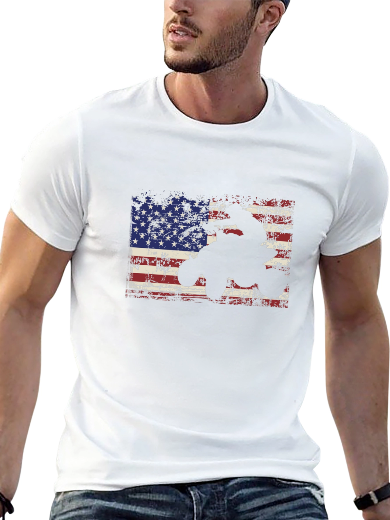 American Flag ATV T-Shirt
