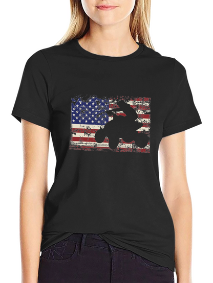 American Flag ATV T-Shirt