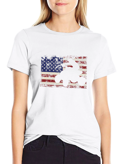 American Flag ATV T-Shirt
