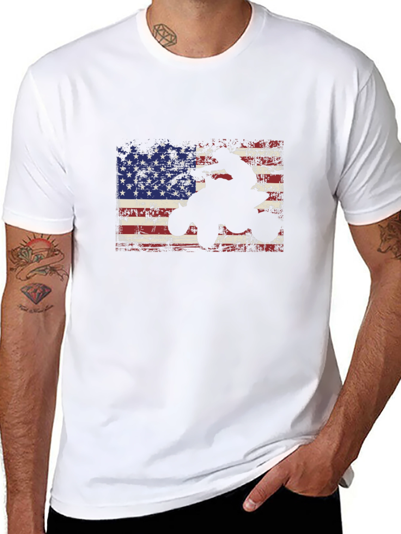American Flag ATV T-Shirt