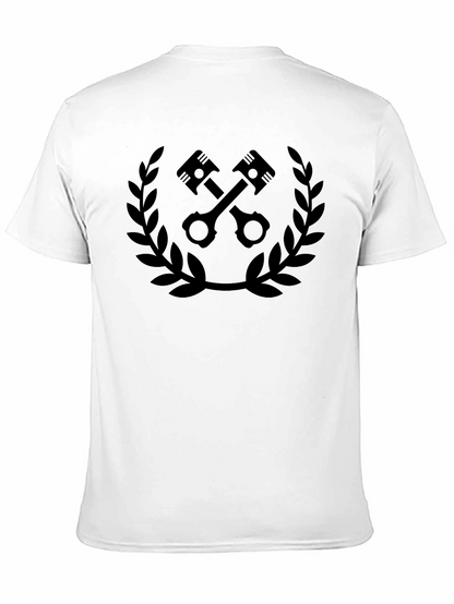 Piston Laurel Wreath Graphic T-Shirt - Black