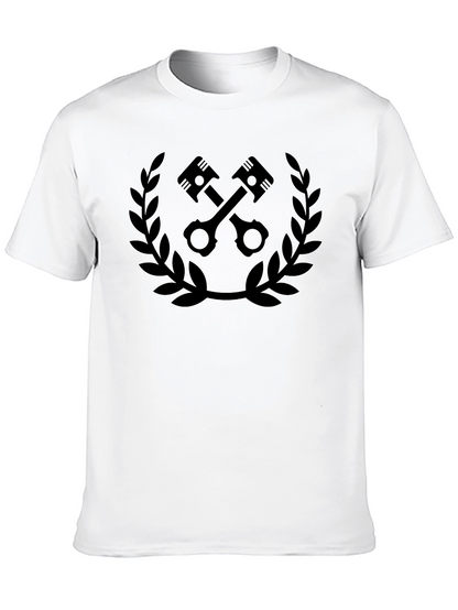 Piston Laurel Wreath Graphic T-Shirt - Black