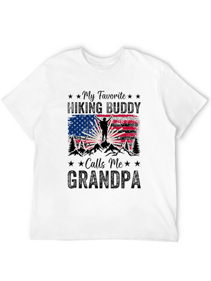 Hiking Buddy Grandpa T-Shirt
