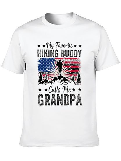 Hiking Buddy Grandpa T-Shirt