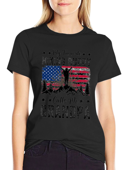 Hiking Buddy Grandpa T-Shirt