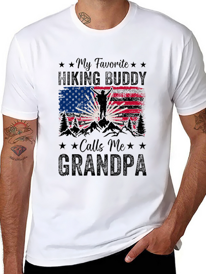 Hiking Buddy Grandpa T-Shirt