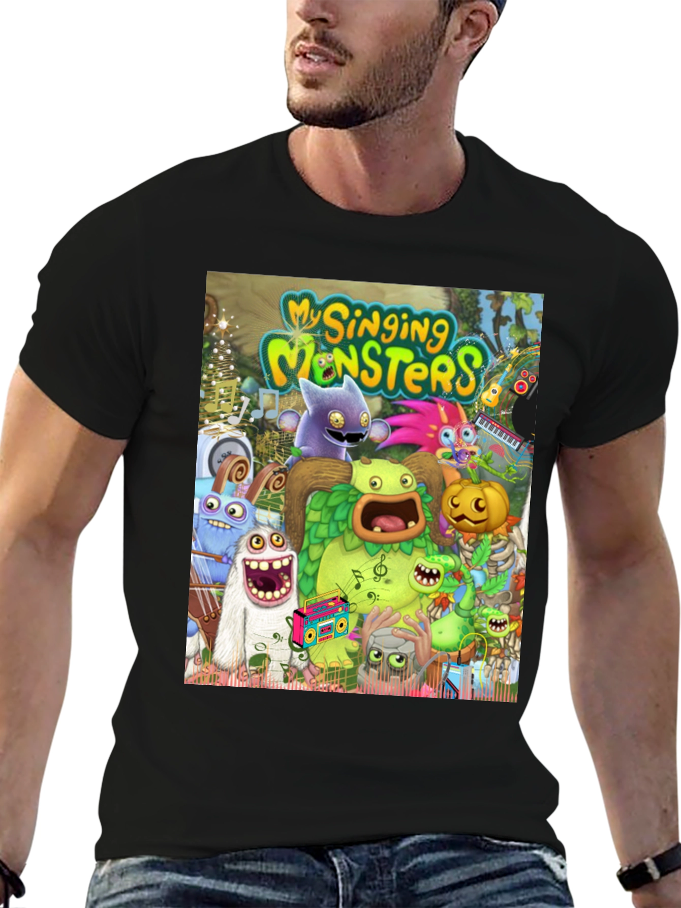 My Singing Monsters Black T-Shirt
