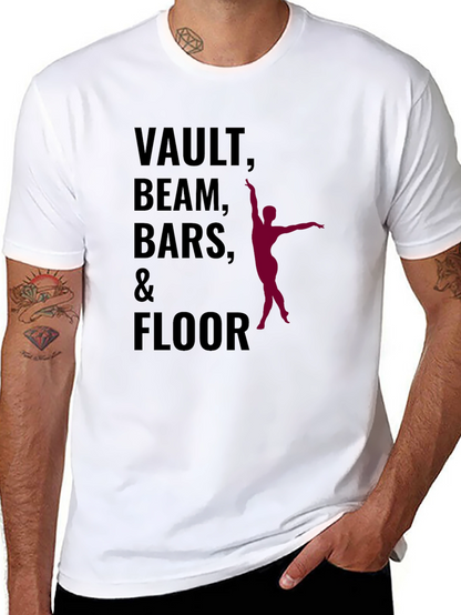 Gymnastics Events Graphic T-Shirt