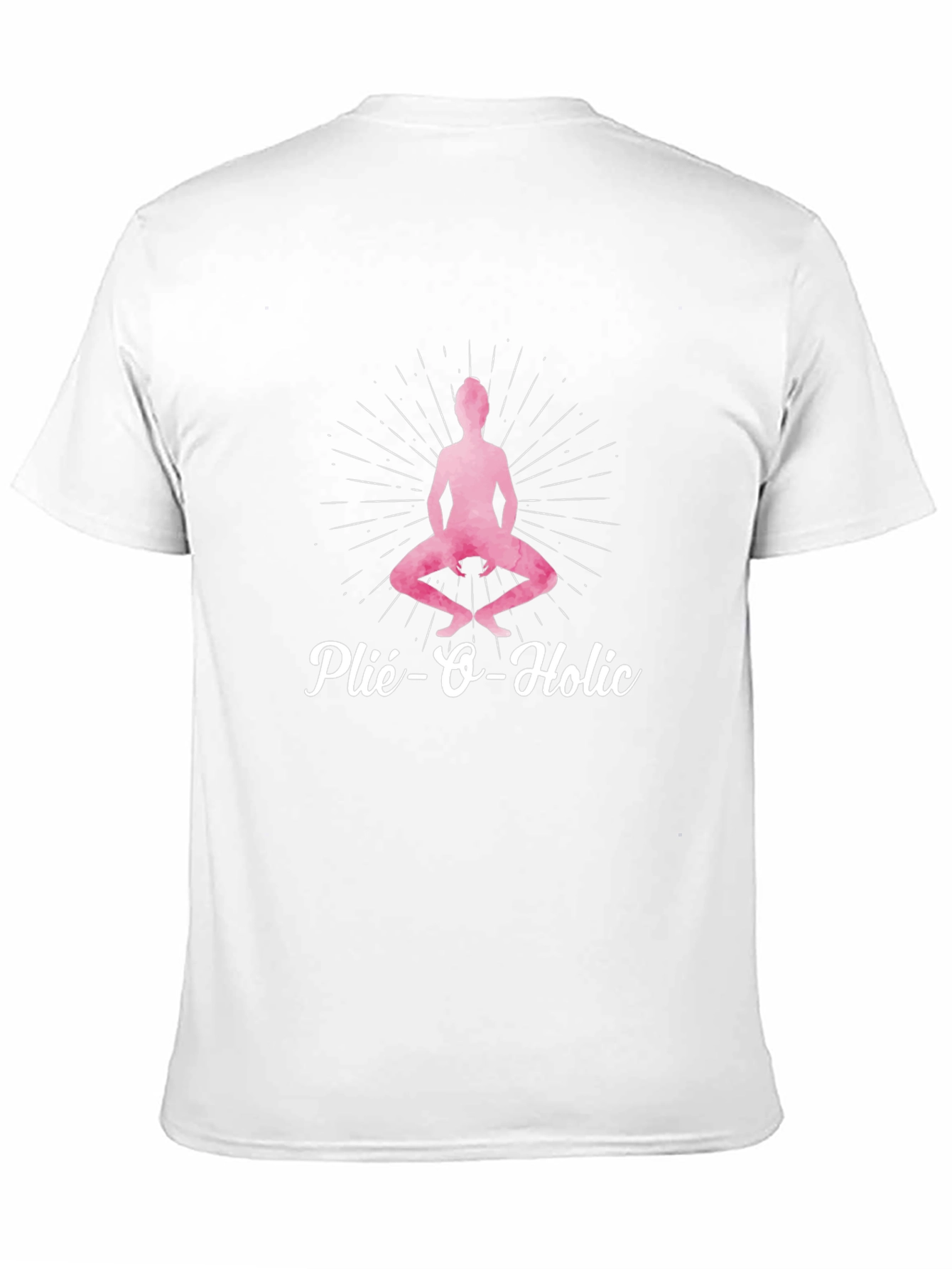 Plié-O-Holic Black T-Shirt for Ballet Lovers