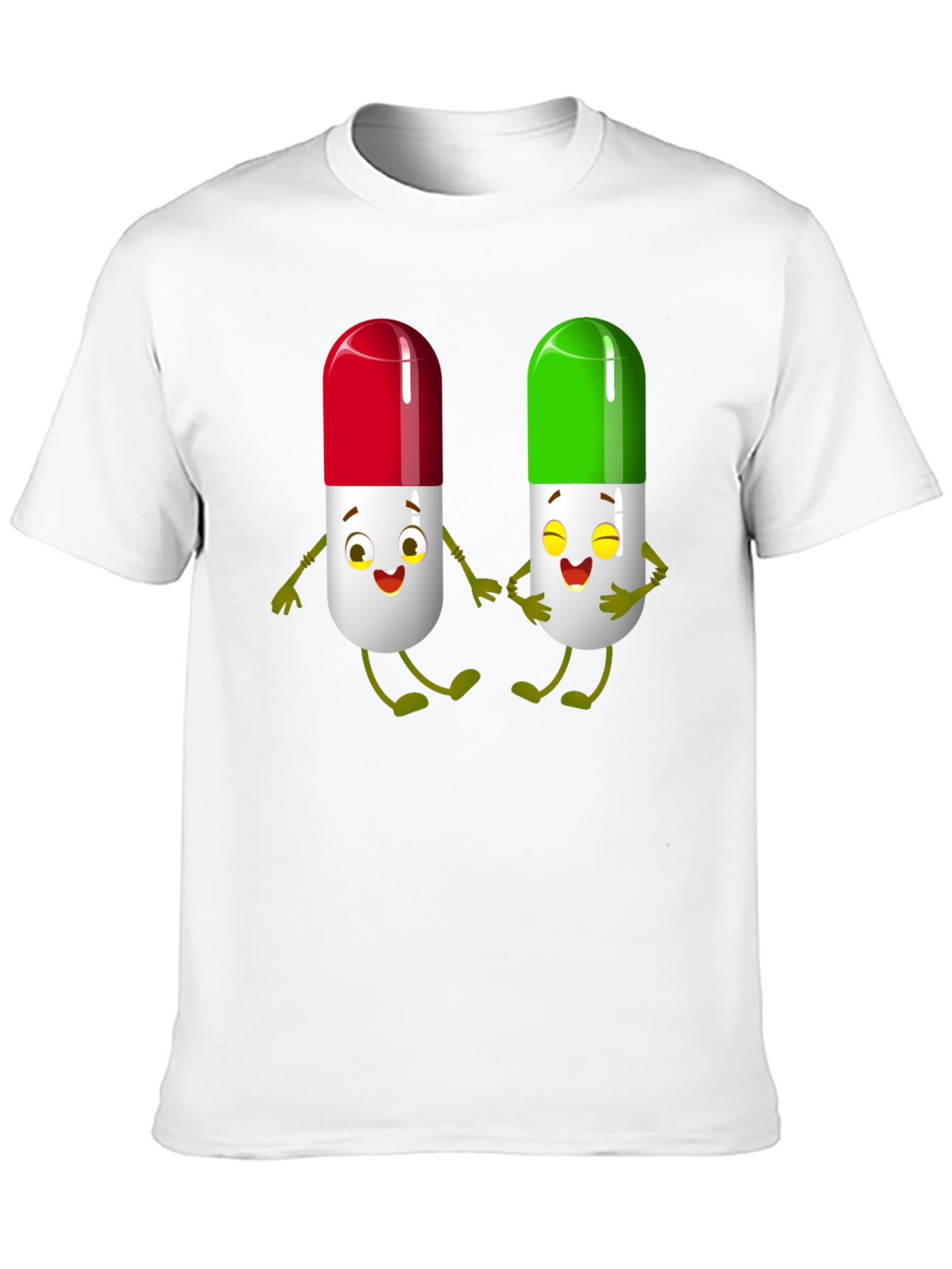 Pill Pals Graphic Tee - Black Cotton T-Shirt