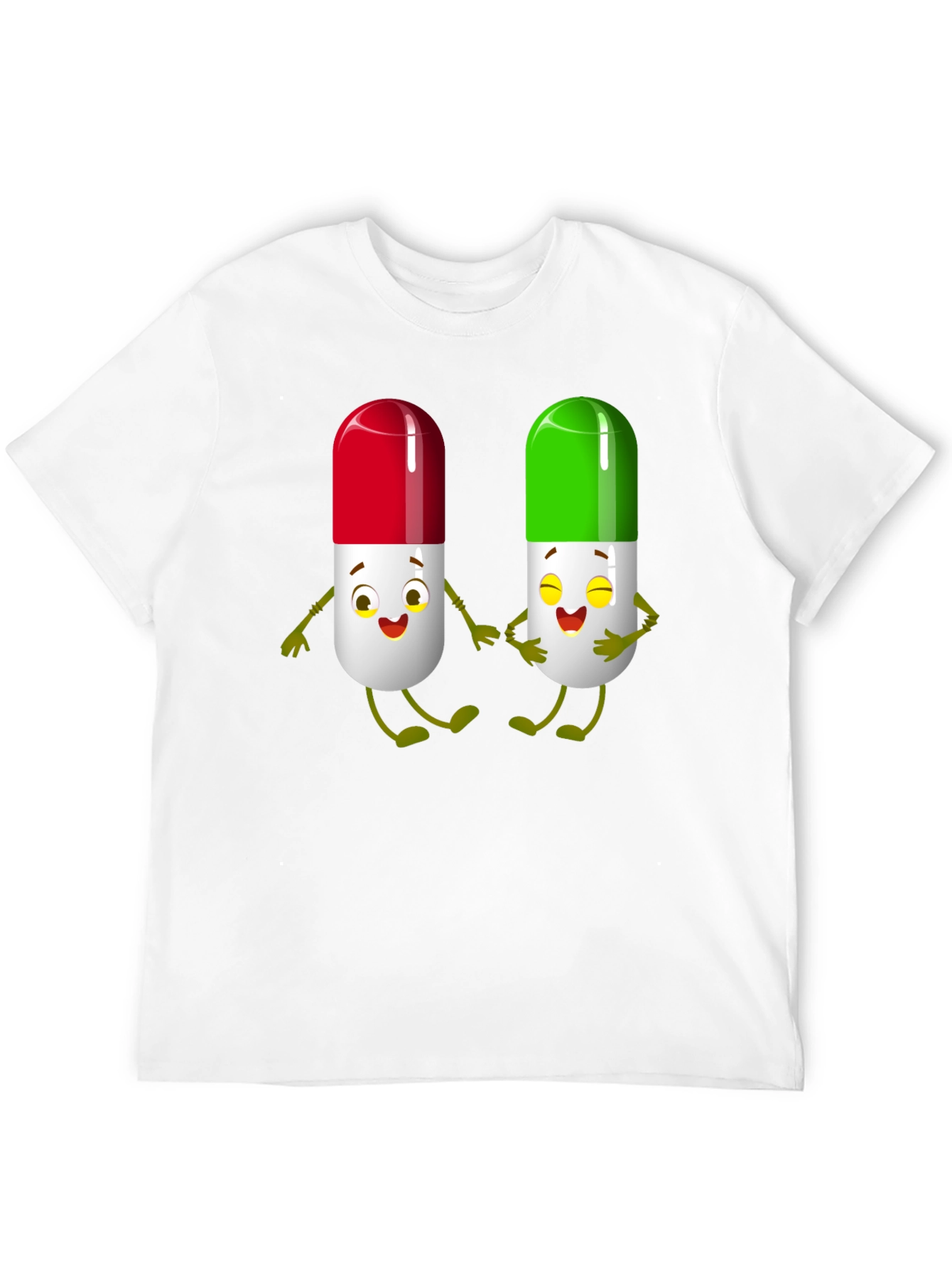 Pill Pals Graphic Tee - Black Cotton T-Shirt