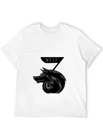 Wolf Graphic Black T-Shirt - Edgy Streetwear