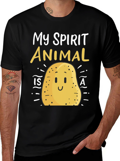 My Spirit Animal is a Potato Funny T-Shirt