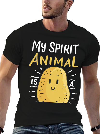 My Spirit Animal is a Potato Funny T-Shirt