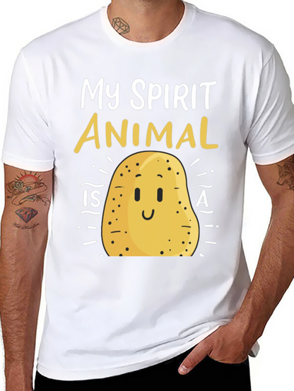 My Spirit Animal is a Potato Funny T-Shirt