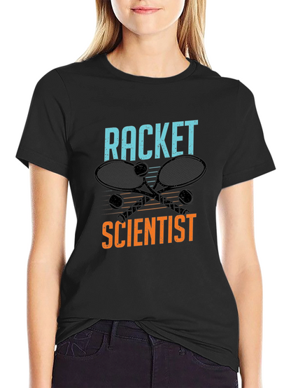 Racket Scientist Graphic Tee - Tennis Lover T-Shirt