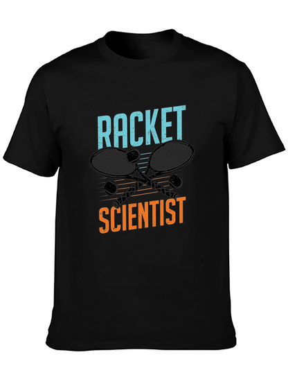 Racket Scientist Graphic Tee - Tennis Lover T-Shirt