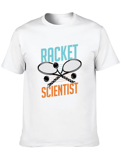 Racket Scientist Graphic Tee - Tennis Lover T-Shirt