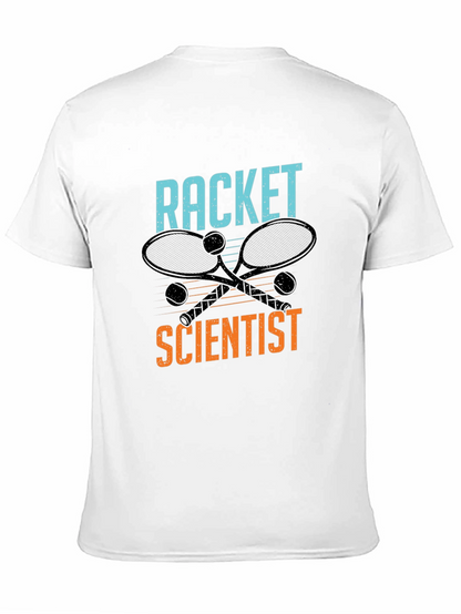 Racket Scientist Graphic Tee - Tennis Lover T-Shirt