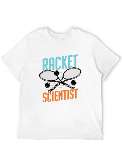 Racket Scientist Graphic Tee - Tennis Lover T-Shirt