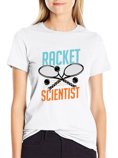 Racket Scientist Graphic Tee - Tennis Lover T-Shirt