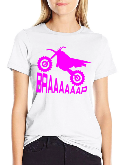 BRAAAP! Motocross Graphic T-Shirt - Black