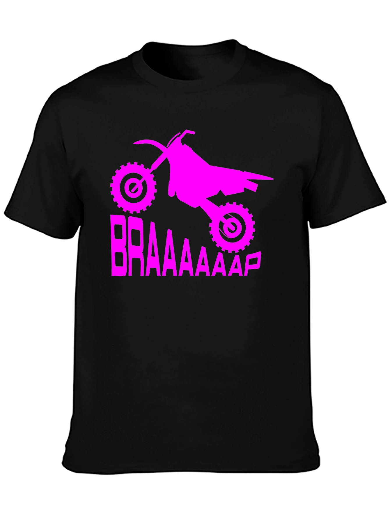 BRAAAP! Motocross Graphic T-Shirt - Black