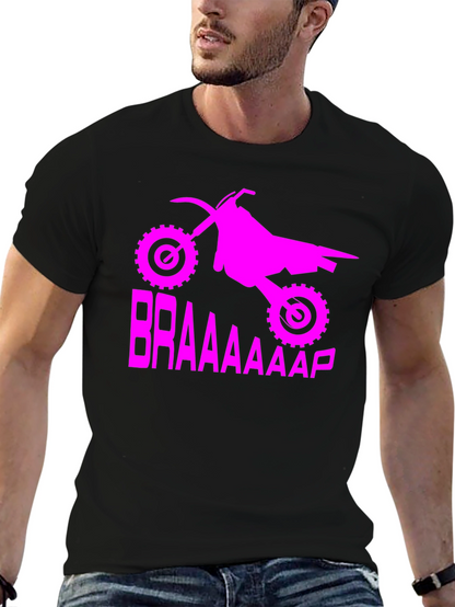 BRAAAP! Motocross Graphic T-Shirt - Black