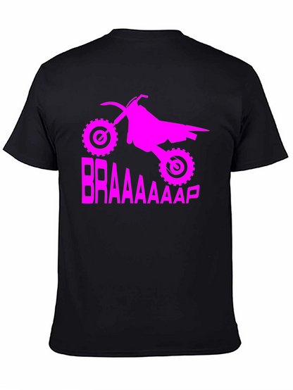 BRAAAP! Motocross Graphic T-Shirt - Black