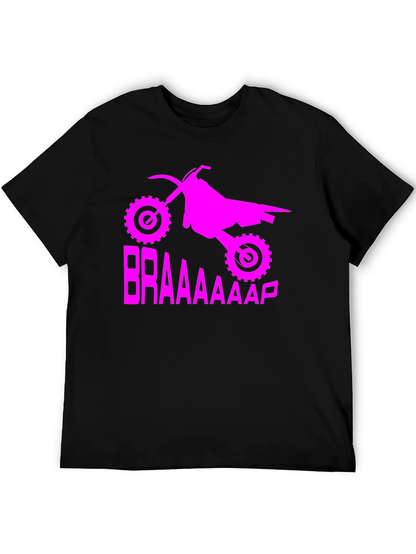 BRAAAP! Motocross Graphic T-Shirt - Black