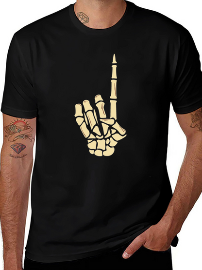 Skeleton Hand Graphic Tee - Number One Fan